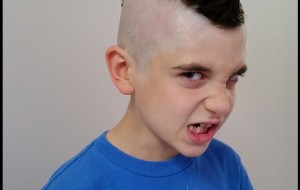 Boy with Mohawk